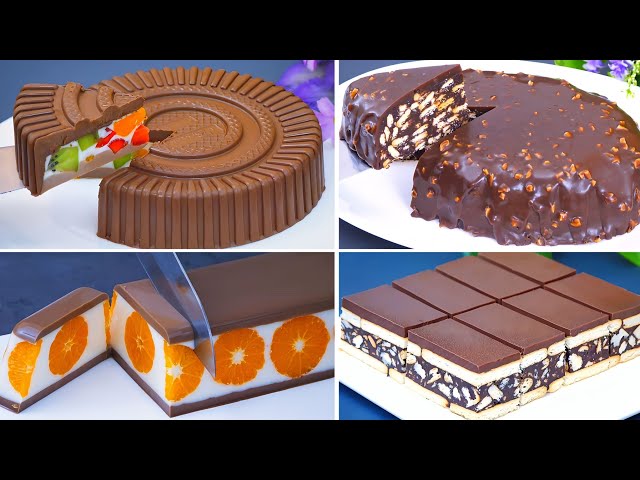 without oven, without eggs! 4 very easy and delicious chocolate cake recipes