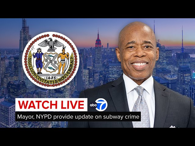 LIVE | Mayor Adams, NYPD to address subway crime amid recent attacks