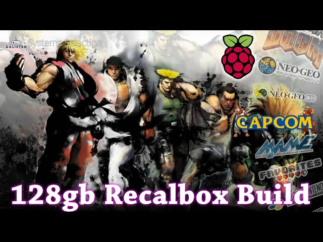 128gb Custom Retro Gaming Recalbox Build Pi 3B+  - 15,000+ Games