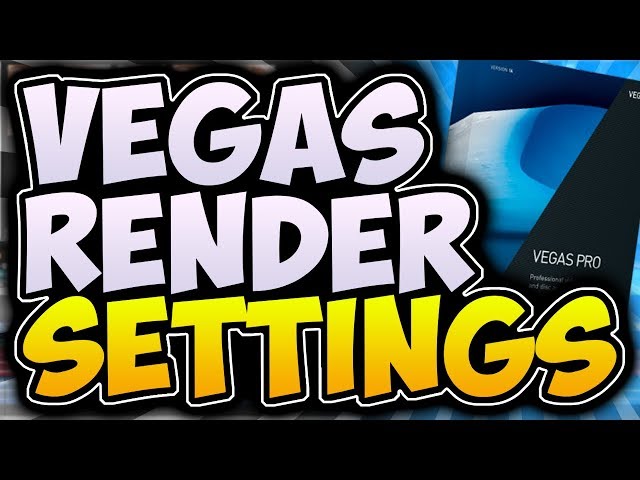 Sony Vegas Pro 15 🎥 BEST Render Settings For 1080p 60fps (2017 Tutorial)