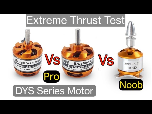 DYS Motor Vs Standard Motor | Extreme Thrust Test | Max Power