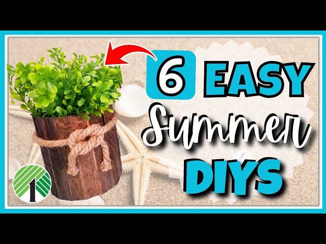 WOW!! 6 MUST TRY DOLLAR TREE DIY Crafts & SUMMER Favorites! Great for Nautical/Coastal/Beach Decor!