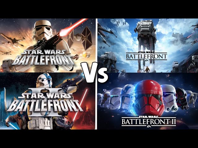 Old Star Wars Battlefront Games Vs New EA Star Wars Battlefront Games! (Star Wars Battlefront 2)