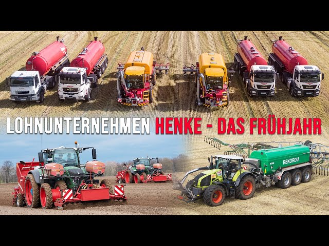 Lohnunternehmen Henke - Frühjahrsarbeiten (Düngung & Aussaat) | Teil 1