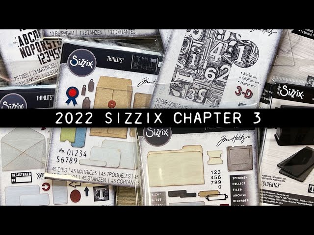 Tim Holtz Sizzix Chapter 3 (2022)