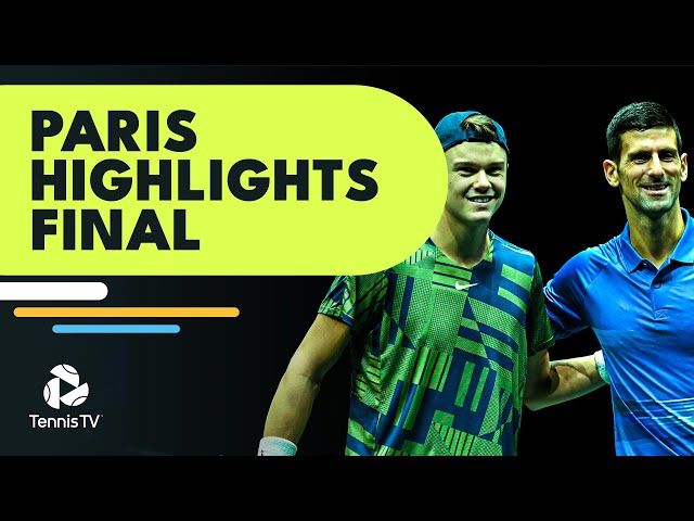 Holger Rune vs Novak Djokovic For The Title 🏆 | Paris 2022 Final Highlights