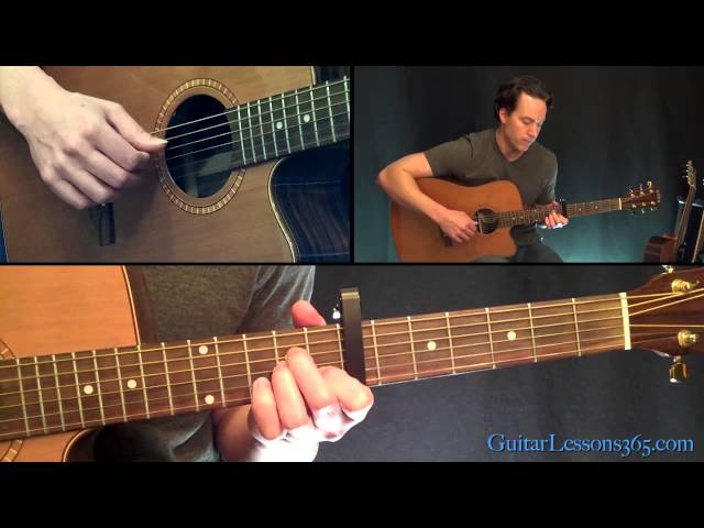 Let Her Go Guitar Lesson Pt.1 - Passenger - Intro & Intro Chorus