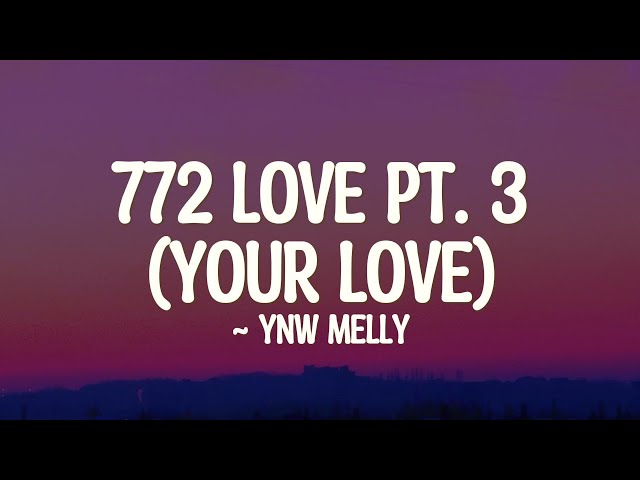 YNW Melly - 772 Love Pt. 3 (Your Love) ft. YNW BSlime & Ynw4L (Lyrics)