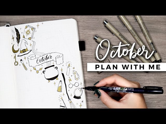 PLAN WITH ME | October 2018 Bullet Journal Setup