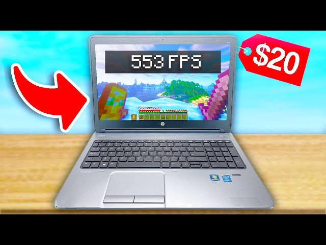 I Turned My $20 Laptop Into A Gaming PC...