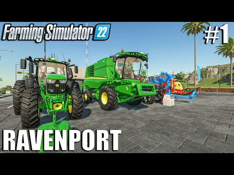 Farming in Ravenport - FS22 Timelapse