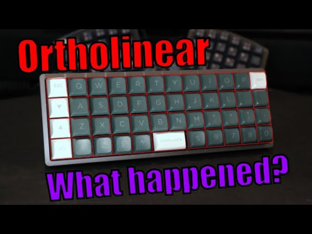 Good in Theory, Bad in Practice - A brief history of Ortholinear Keyboards