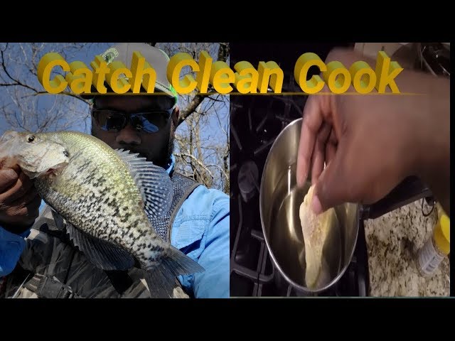 Lets Eat Some Spawning Crappie (Catch Clean and Cook)
