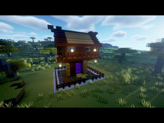 ⚒️ Minecraft: How to Build [#10] Small Survival House  작은 서바이벌 하우스