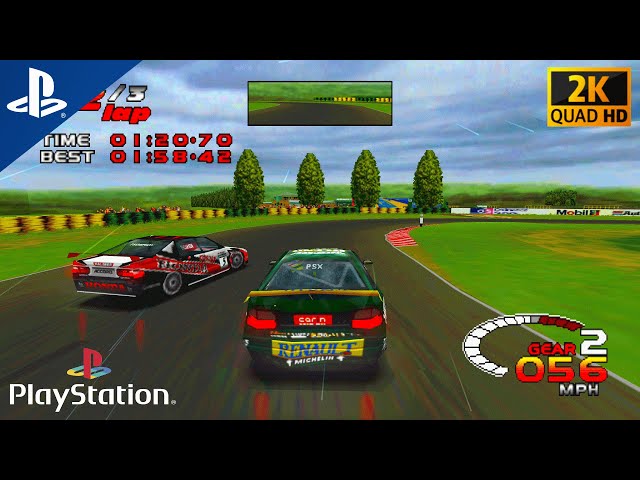 TOCA 2: Touring Cars - PS1 [HD] Gameplay