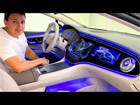 2022 Mercedes EQS 580 | NIGHT Drive AMG FULL Review Interior Exterior