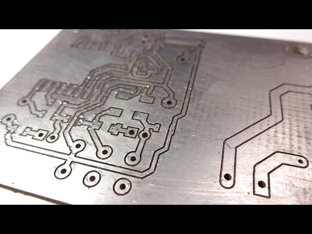 Visiting Dima. Making PCB by milling on a CNC router