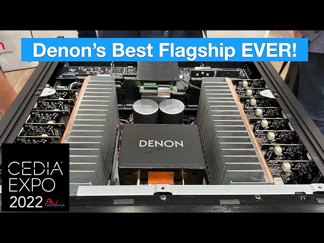 Denon Crowns a New Flagship AVR, Reveals Its Beastly A1H at CEDIA 2022!