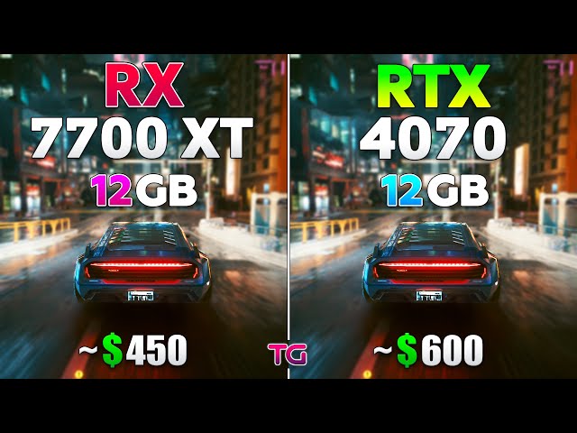 RX 7700 XT vs RTX 4070 - Test in 10 Games