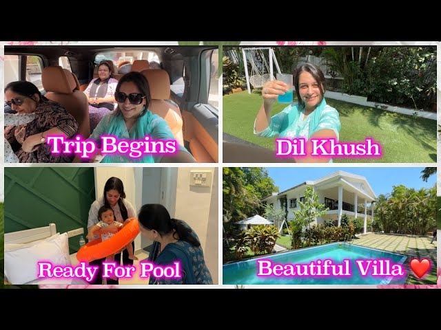 Villa Bahut Khoobsurat Hai 😍 | Dil Khush Hogaya ❤️| Ruhaan Ready for Pool