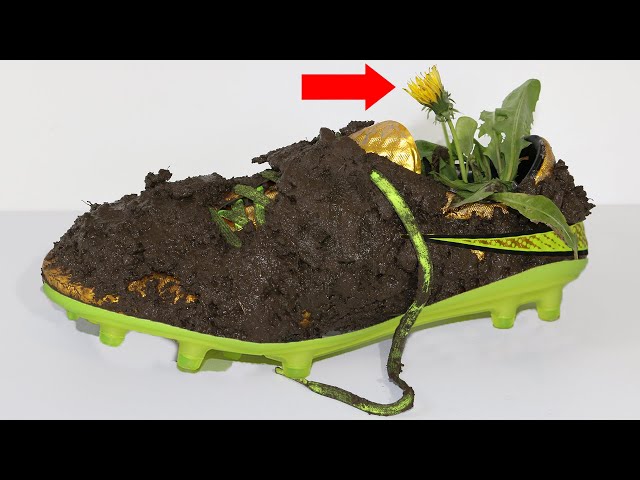 Cleaning The Dirtiest NIKE Ever! ⚽ Neymar Boot Restoration