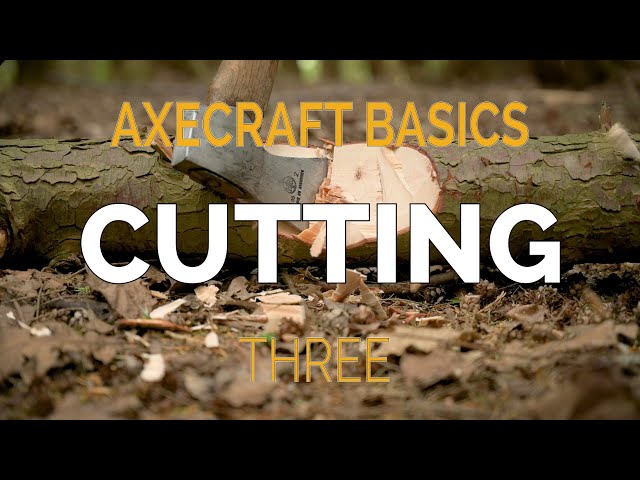 How to cut through a tree with an axe - Axecraft Basics Part 3