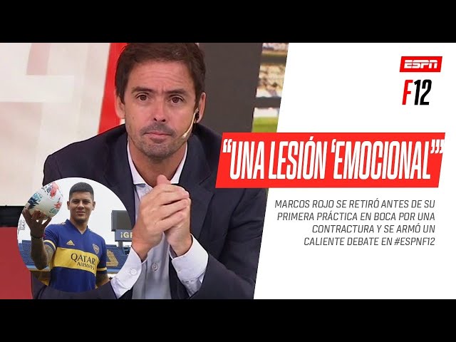 "La lesión de #Rojo puede ser emocional": caliente debate sobre la noticia del día en #Boca