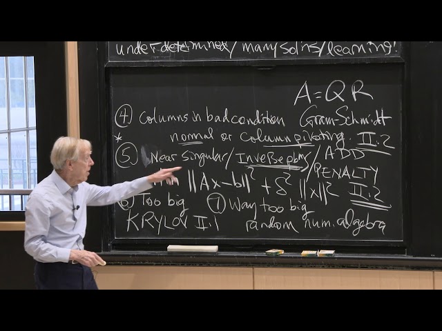 Lecture 10: Survey of Difficulties with Ax = b
