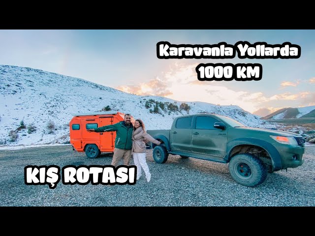 1000 km towards the snow with caravan | Vanlife