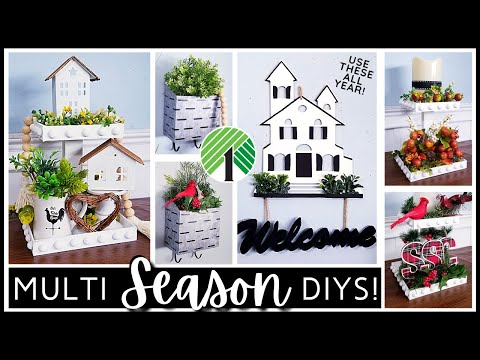 *NEW* DOLLAR TREE DIY Craft HACKS & DIYS You Must Try! All Season Decor | Fall Christmas & More 2022