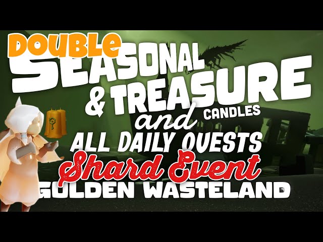 DOUBLE Season Candles, Treasure Cakes  and Daily Quests | Golden Wasteland | SkyCotl | NoobMode