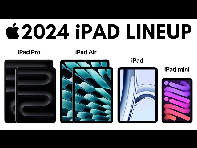 2024 iPad Lineup - HUGE UPGRADES!