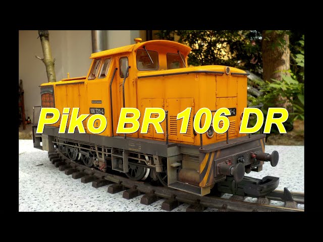 Pikos BR 106 der "Deutschen Reichsbahn" für die Gartenbahn