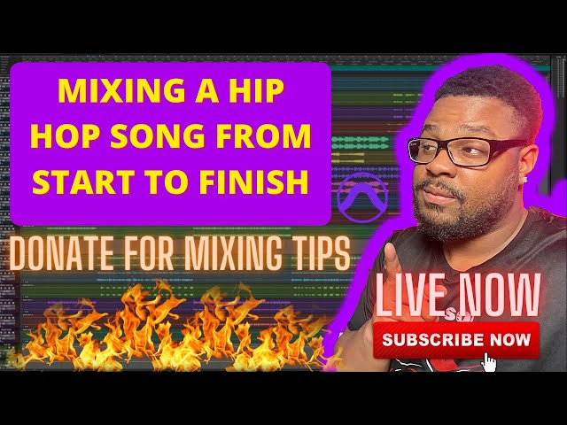 MIXING A HIP HOP SONG FROM START TO FINISH (DONATE FOR MIXING TIPS)