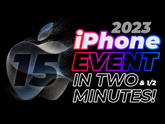 Apple iPhone Event Explained in 2 minutes! - (iPhone 15, 15 Pro, Apple Watch & more!)
