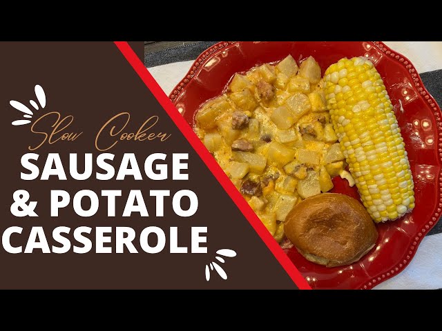Slow Cooker Sausage & Potato Casserole | Easy Recipe | Cook With Me