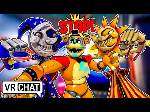 Glamrock Freddy and Circus Baby SAVE Sun & Moon in VRCHAT