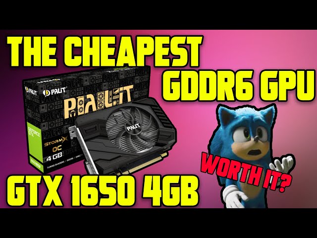 Literally THE SICKEST review of the GTX 1650! (10 Games tested)