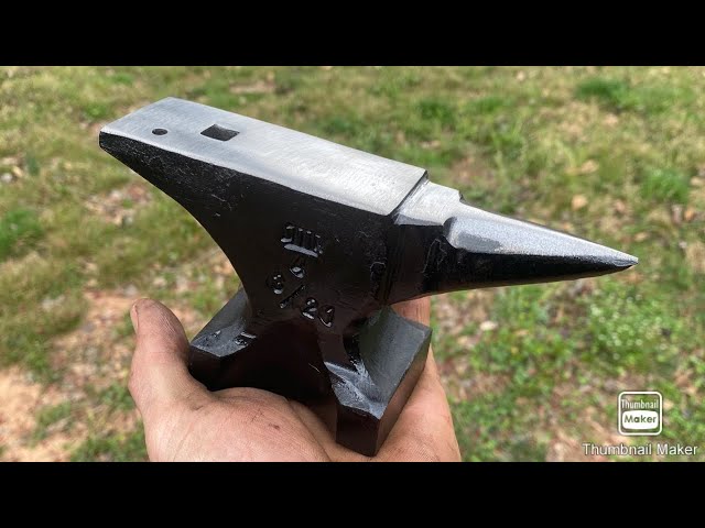 Forging a mini anvil, London pattern (FAIL)