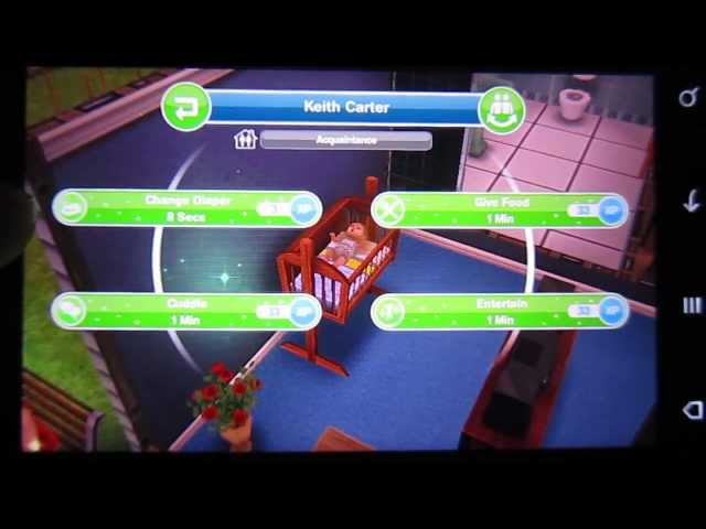 How to ACTUALLY have a baby in The Sims Freeplay (Android HTC Desire S [HD])