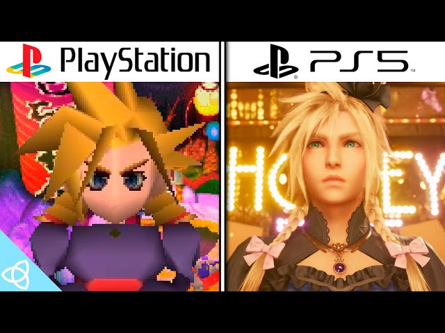 Final Fantasy VII Remake - PS1 Original vs. PS5 Remake | Side by Side
