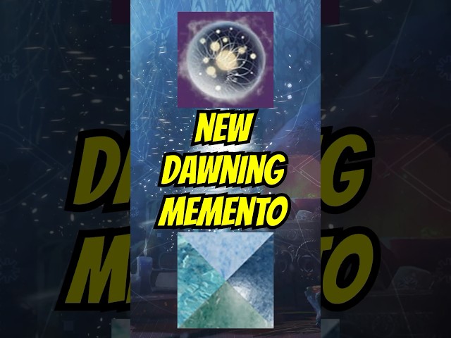 NEW FROST SHADER - Dawning Memento #destiny2 #dawningmemento #season23