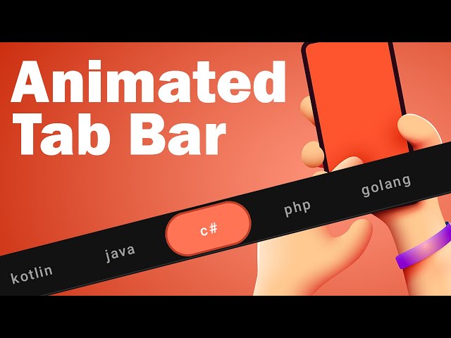 Animated Tab Bar with Custom Indicator Jetpack Compose [Tab Row, Horizontal Pager] - Tutorial