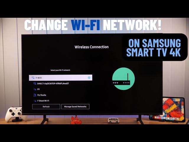 How To Change Wi-Fi connection on Samsung Smart TV! [Switch Between Networks]