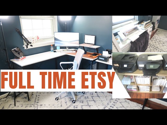 ETSY WAREHOUSE | OFFICE TOUR | SUCCESSFUL ETSY SHOP