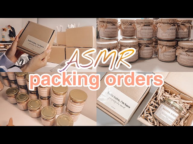 A trial eco-friendly packaging, ASMR packing orders