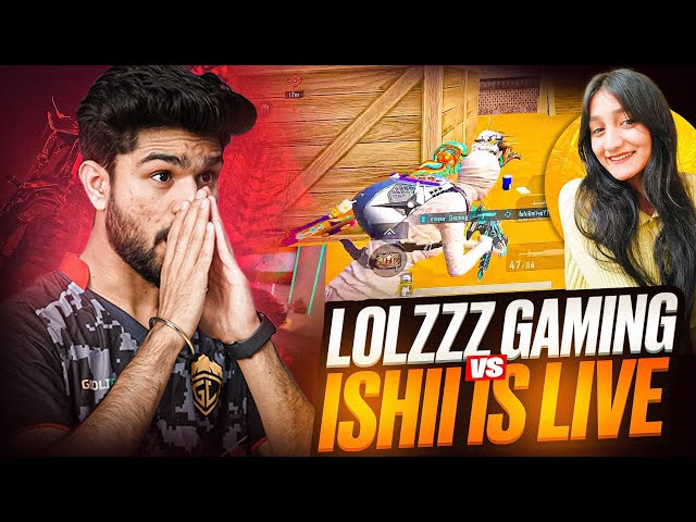 @LoLzZzGaming VS ISHII IS LIVE 🔥 | CLASSIC INTENSE FIGHT | GIRL GAMER VS LoLzZz Gaming