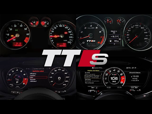 Audi TT S (& v6 3.2) - ACCELERATION Battle - (mk1 vs mk2 vs mk3)