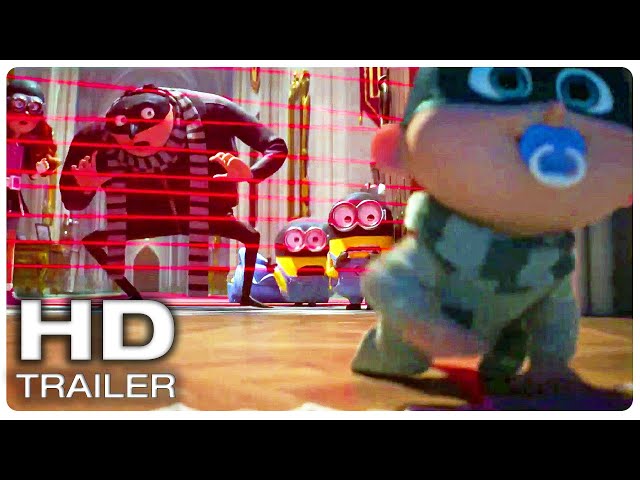 DESPICABLE ME 4 "Gru Jr's First Anti Villain League Mission With Minions" Trailer (NEW 2024)