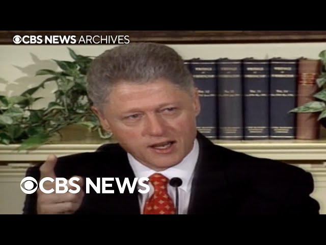 From the archives: Bill Clinton denies having affair with Monica Lewinsky